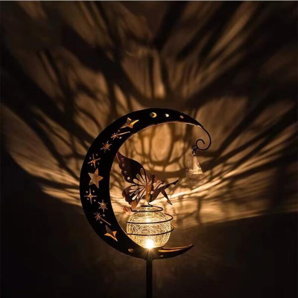 Estaca Luz Solar Decorativa Exterior - Modelo "Hada Lunar" - Image 8