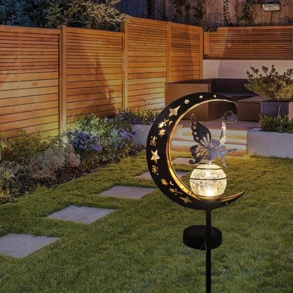 Estaca Luz Solar Decorativa Exterior - Modelo "Hada Lunar" - Image 9