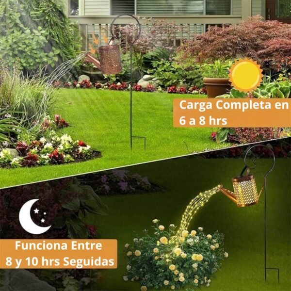 Estaca Luz Solar Decorativa Exterior - Modelo "Regadera" - Image 8