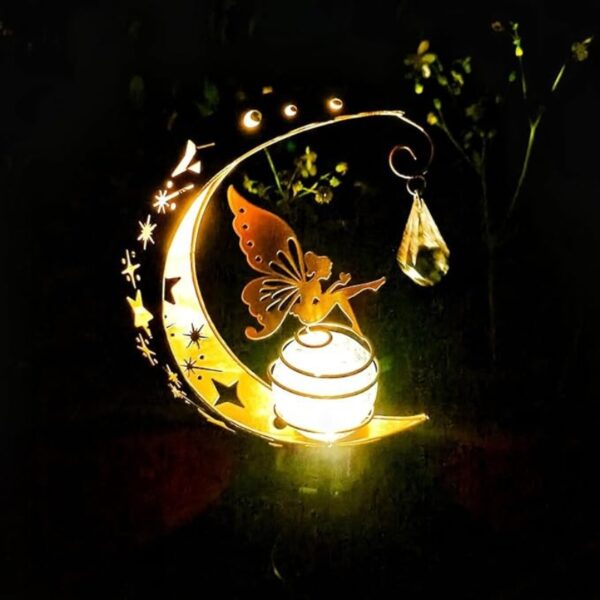 Estaca Luz Solar Decorativa Exterior - Modelo "Hada Lunar" - Image 2