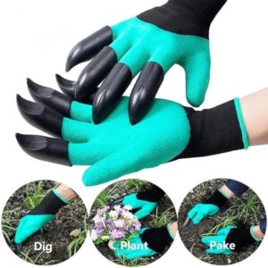 Guantes de Goma Para Jardin con Garra