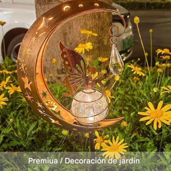 Estaca Luz Solar Decorativa Exterior - Modelo "Hada Lunar" - Image 3