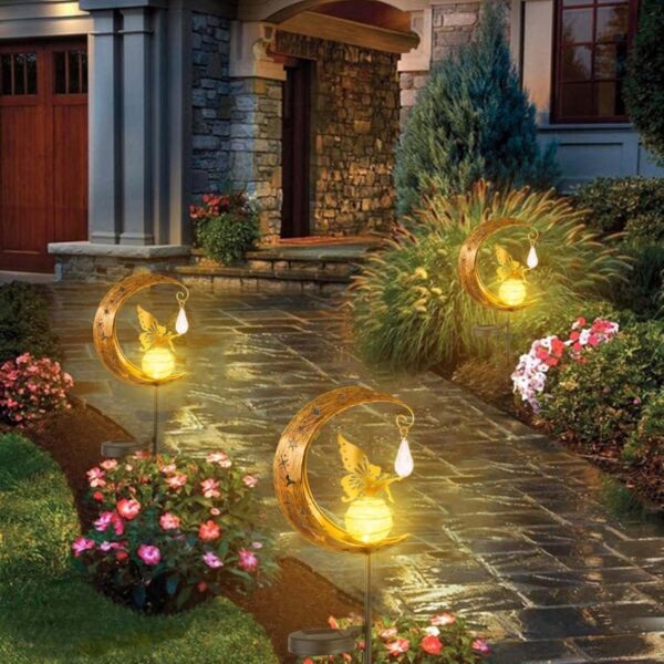 Estaca Luz Solar Decorativa Exterior - Modelo "Hada Lunar" - Image 13