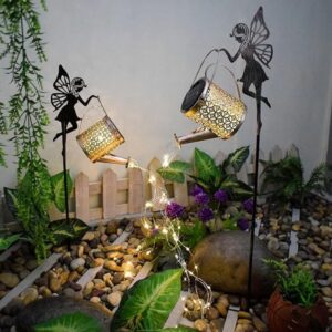 Estaca Luz Solar Decorativa Exterior - Modelo “Hada Regadera”