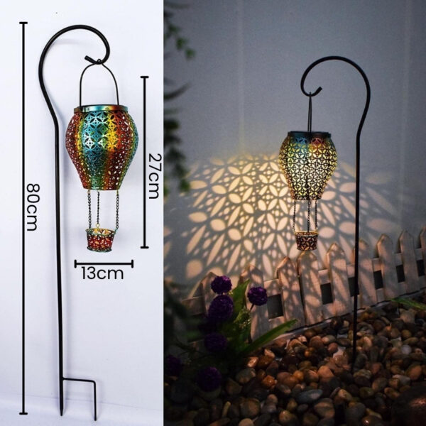 Estaca Luz Solar Decorativa para Jardín - Modelo “Globo de Colores” - Image 6