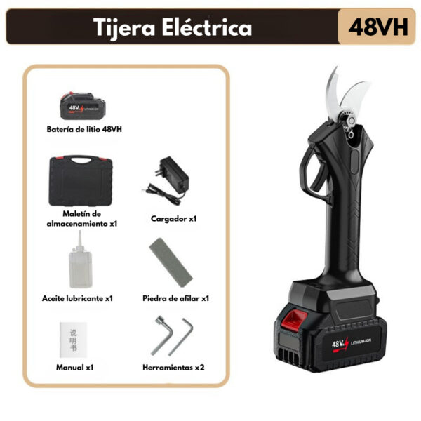 Tijera de Poda Eléctrica Inalámbrica 48V – Potencia y Precisión en Cada Corte - Image 5