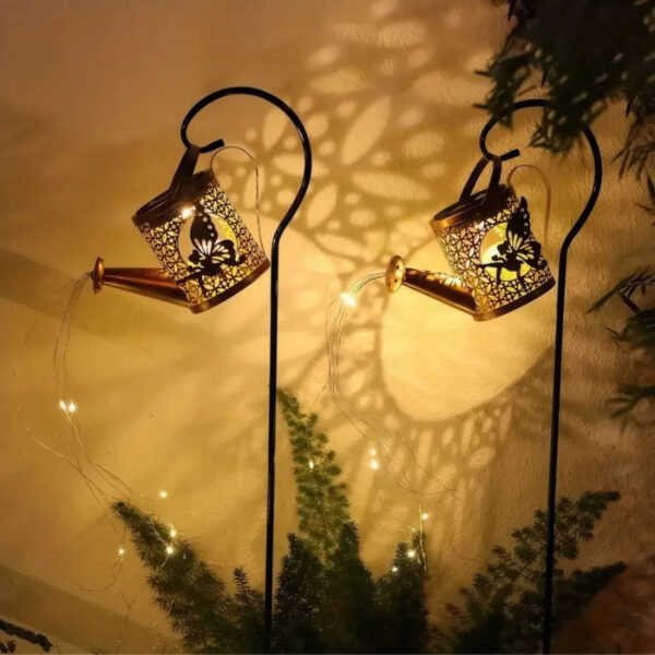 Estaca Luz Solar Decorativa para Jardin-Modelo-"Hadita en Regadero"
