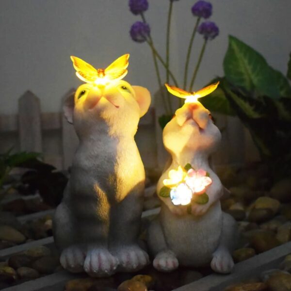 ESTACA LUZ SOLAR - MODELO "EL CONEJO Y LA MARIPOSA" - Image 6
