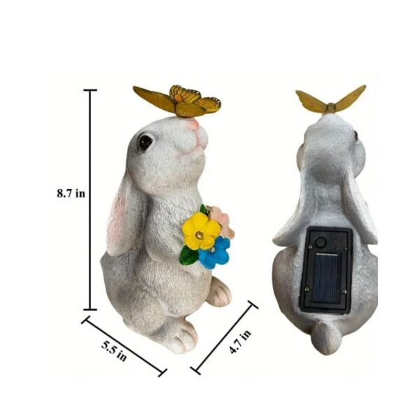 ESTACA LUZ SOLAR - MODELO "EL CONEJO Y LA MARIPOSA" - Image 5