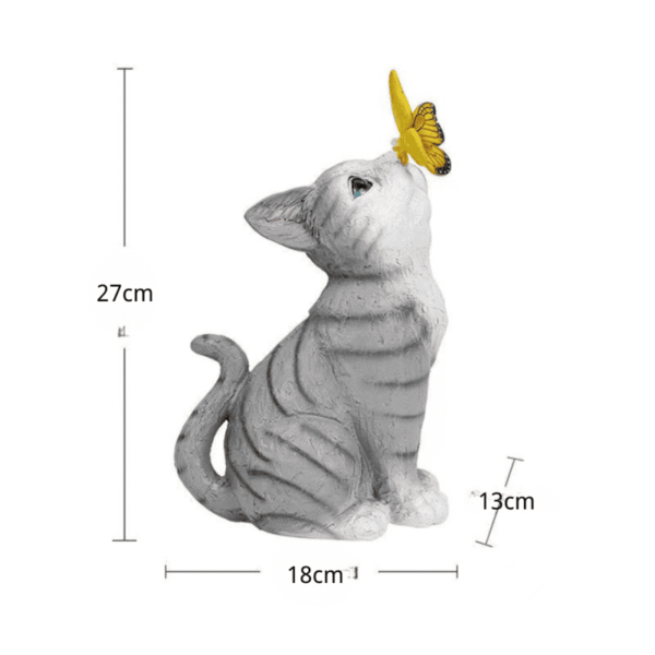 Estaca Luz Solar - Modelo "El gato y la mariposa" - Image 5