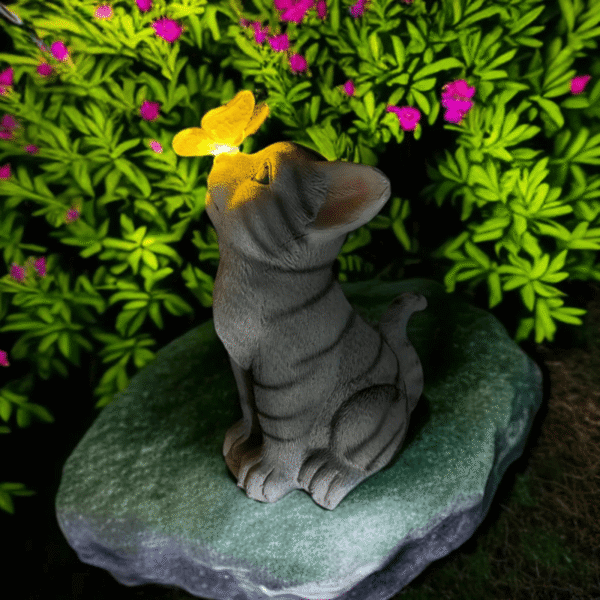 Estaca Luz Solar - Modelo "El gato y la mariposa" - Image 4