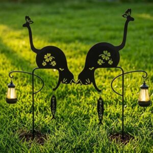 Estaca solar exterior - Modelo "Gatos pescadores" setx2