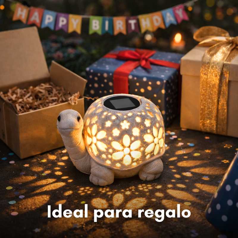 Lámpara Solar Decorativa - Modelo Tortuguita - Image 8