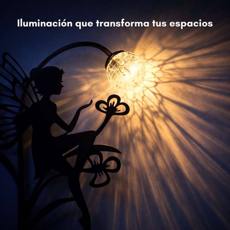 Estaca solar exterior - Modelo "Hadas con focos esféricos" x2 - Image 4