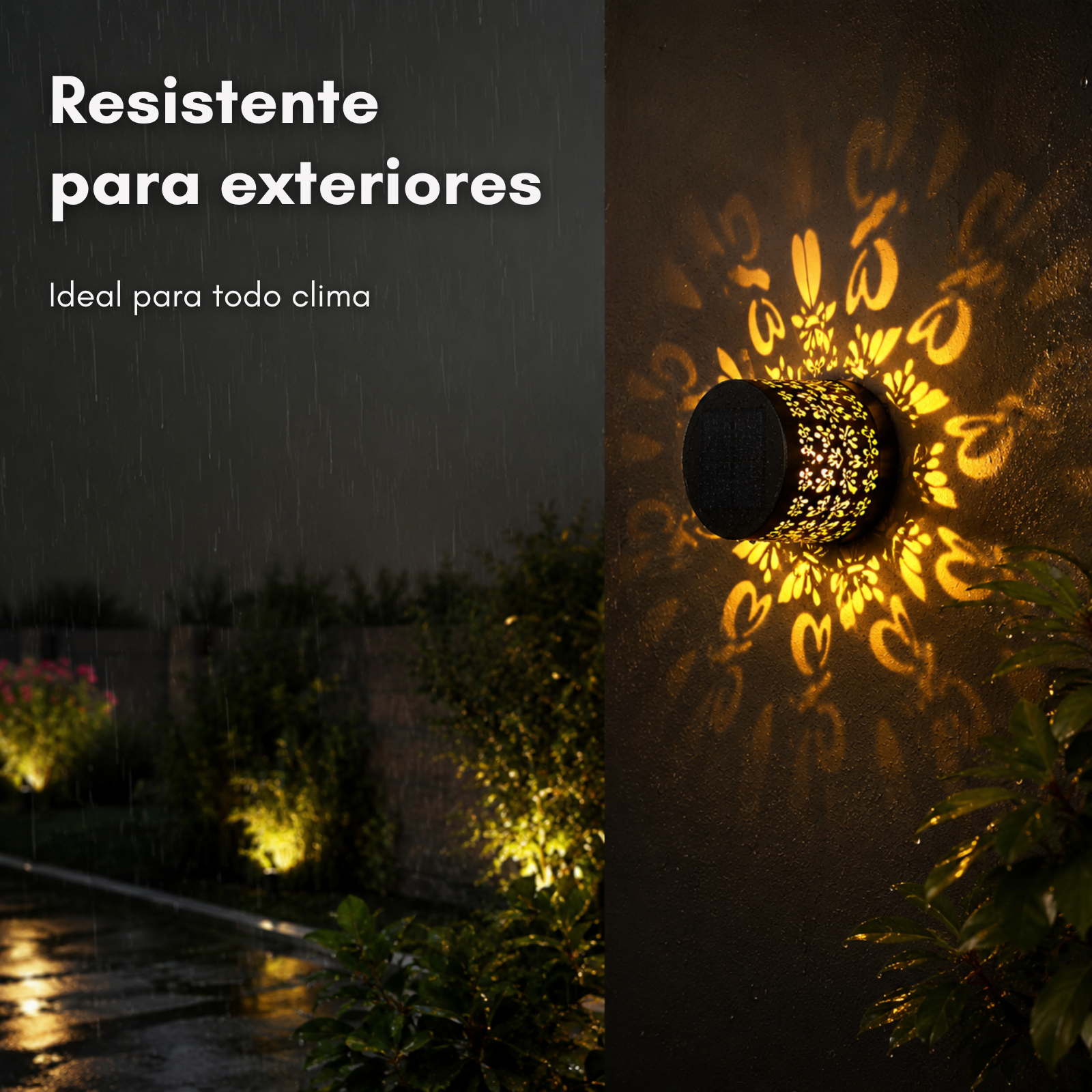 Pack x 2 Aplique De Pared Luz Solar Para Exterior – Modelo “Mariposas” - Image 7